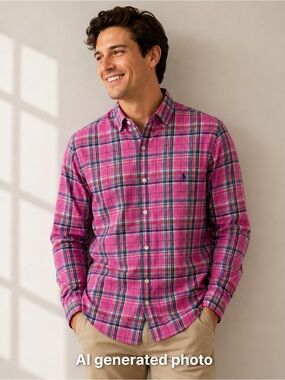 Polo Ralph Lauren Classic Fit Plaid Button Down Shirt Men’s L 16½